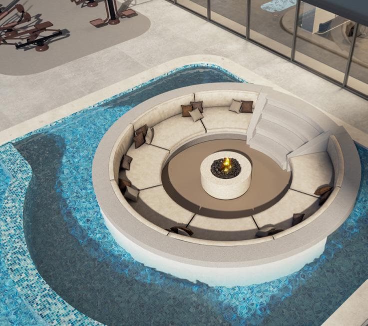 Samana Sky Views amenity Outdoor Party Area - Dubai Production City, Dubai - by Samana