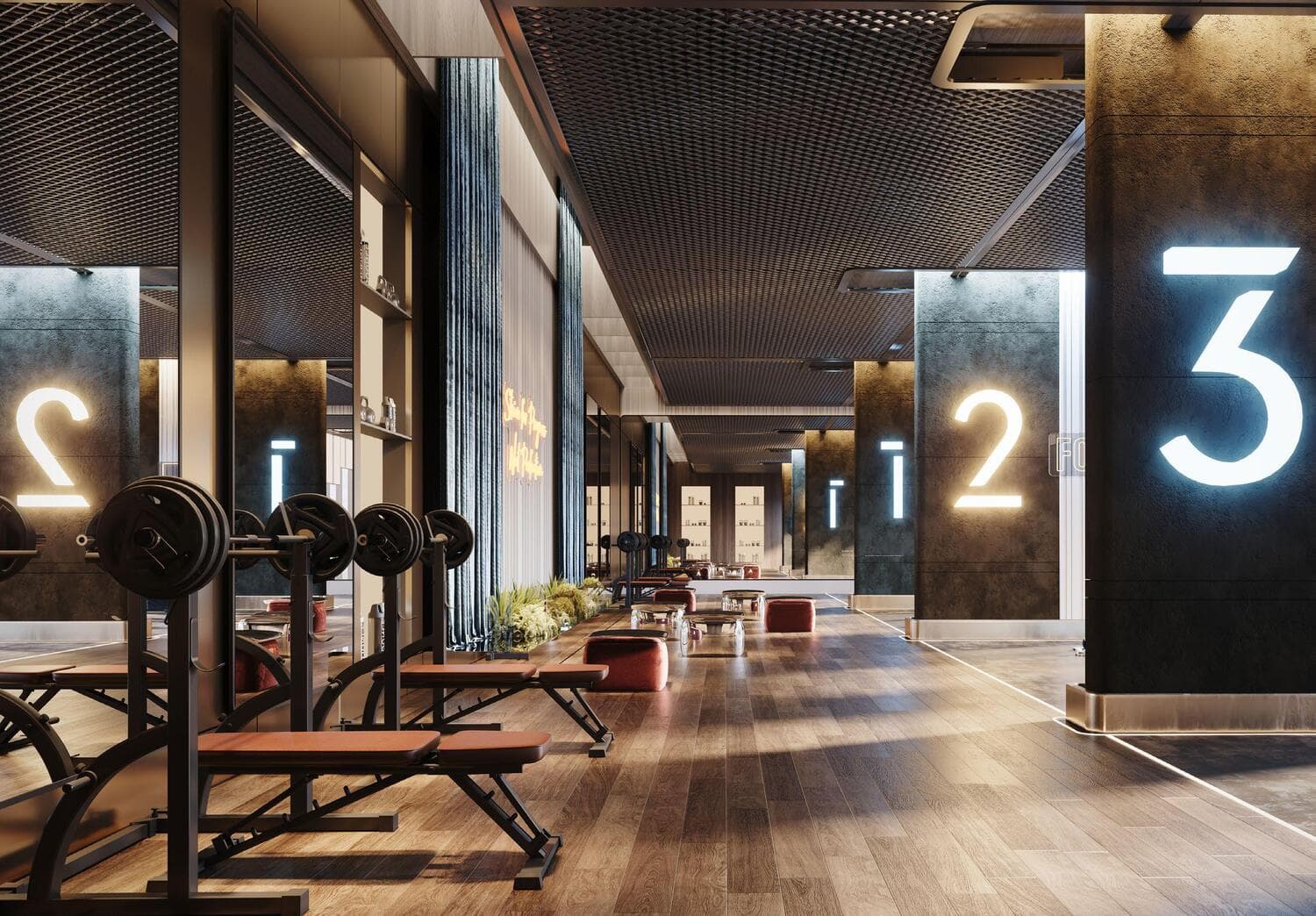 Samana Sky Views amenity State-Of-The-Art Gym - Dubai Production City, Dubai - by Samana