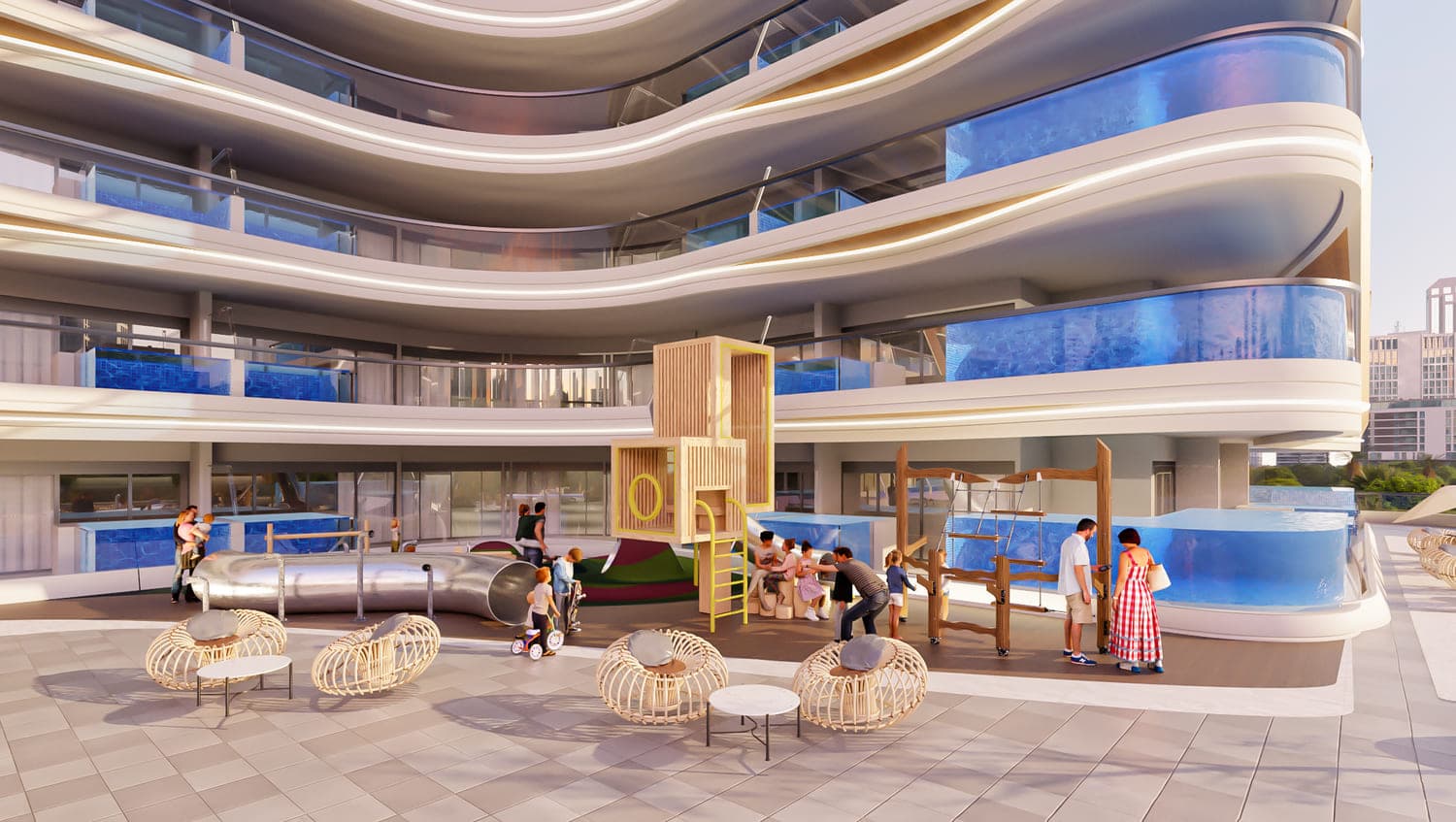 Samana Skyros amenity Kids Area - Arjan, Dubai - by Samana