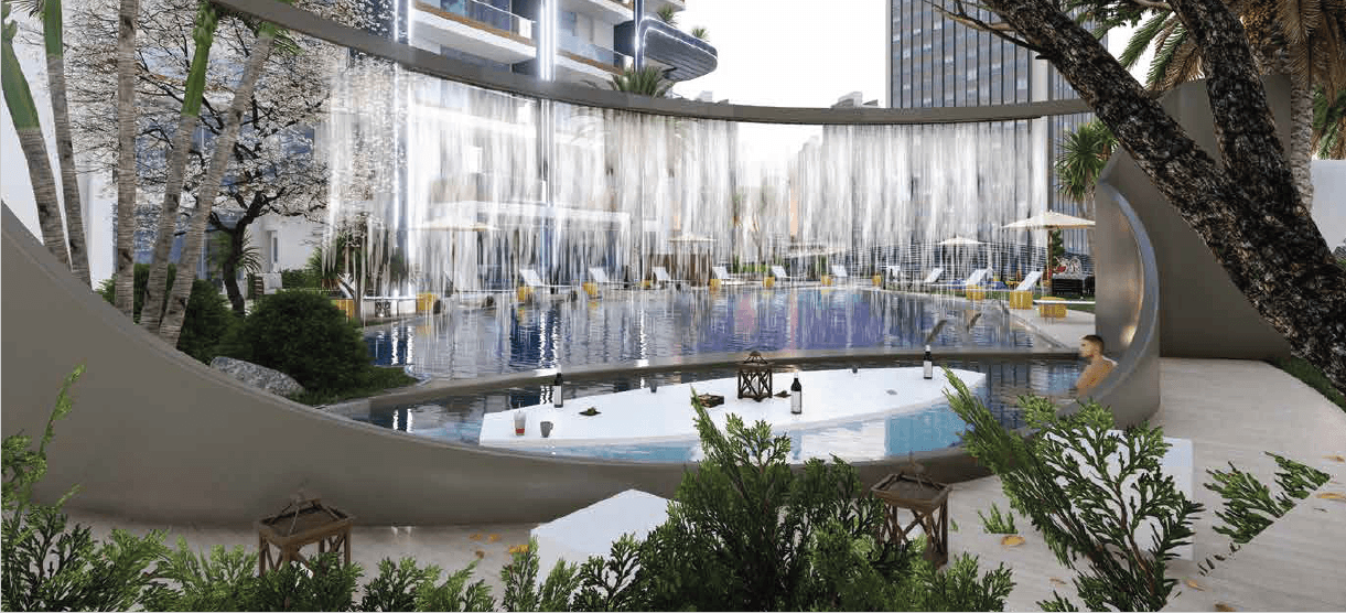 Samana Waves Phase II amenity Iconic Water Feature in JVC (Jumeirah Village Circle), Dubai