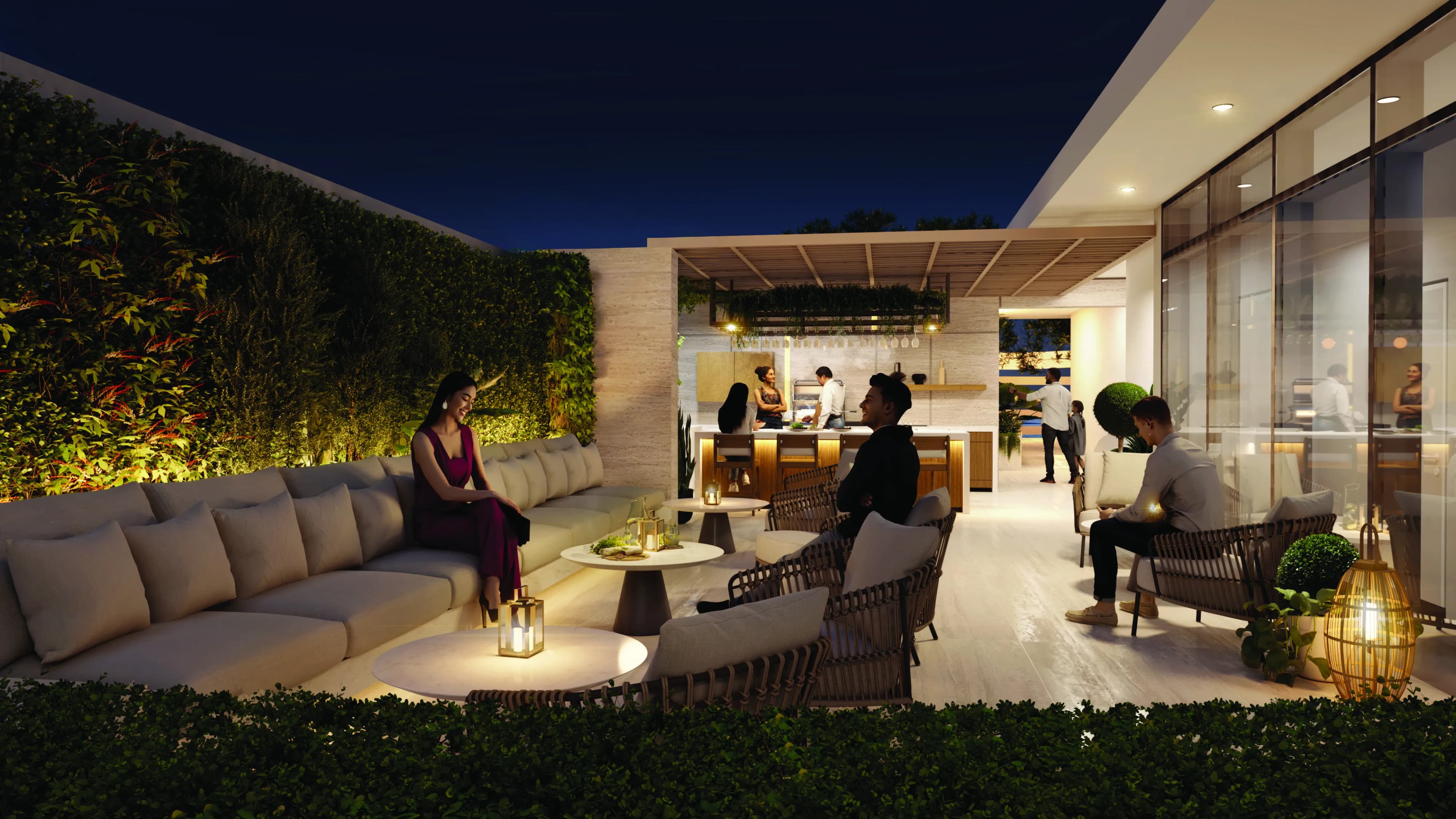 Sanctuary amenity BBQ Area - Ras Al Khor, Dubai - by Prestige One Developments