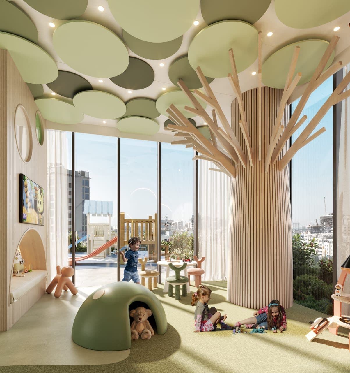 Sapphire 32 amenity Children'S Room - JVC (Jumeirah Village Circle), Dubai - by Dar Al Karama