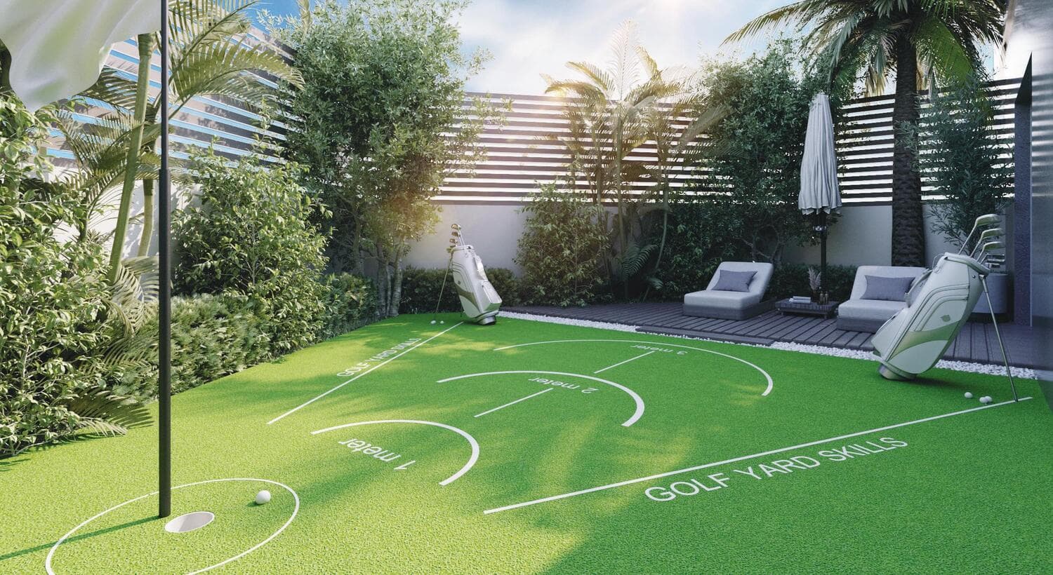 Saray Prime Residence amenity E-Golf Room - Dubailand Residence Complex, Dubai - by Unique Saray