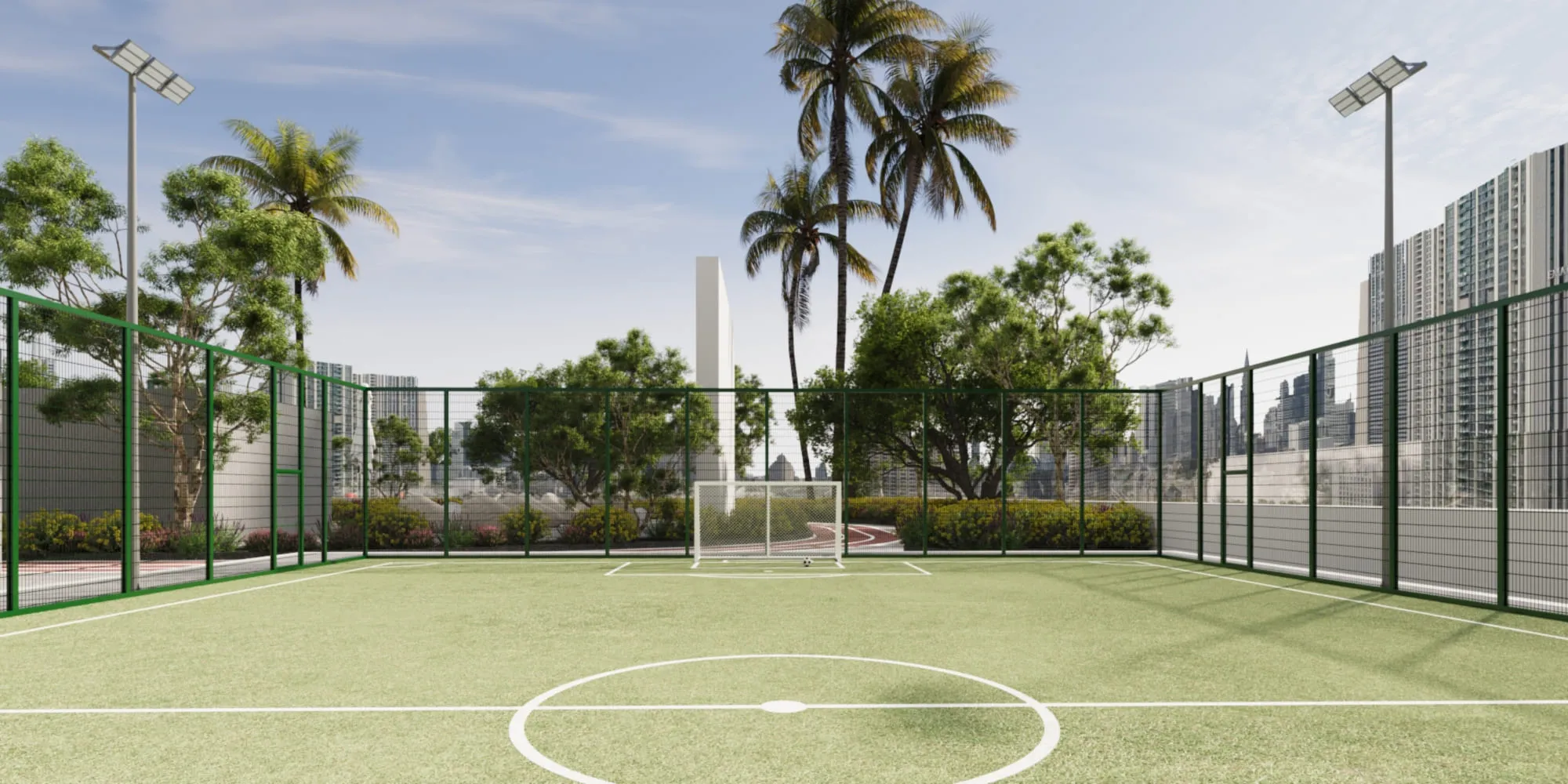 Saray South Residences amenity Football Field - Dubai South, Dubai - by Unique Saray
