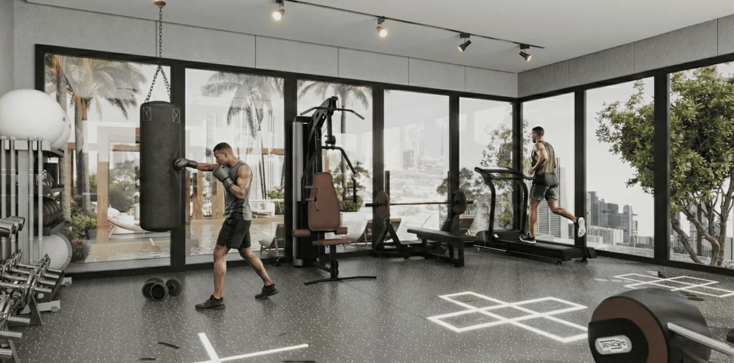 Saray South Residences amenity Indoor Gym - Dubai South, Dubai - by Unique Saray