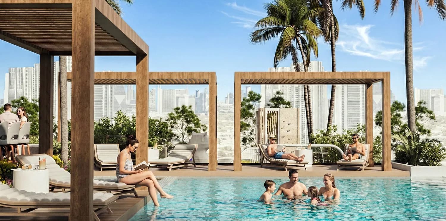 Saray South Residences amenity Lounge Areas - Dubai South, Dubai - by Unique Saray