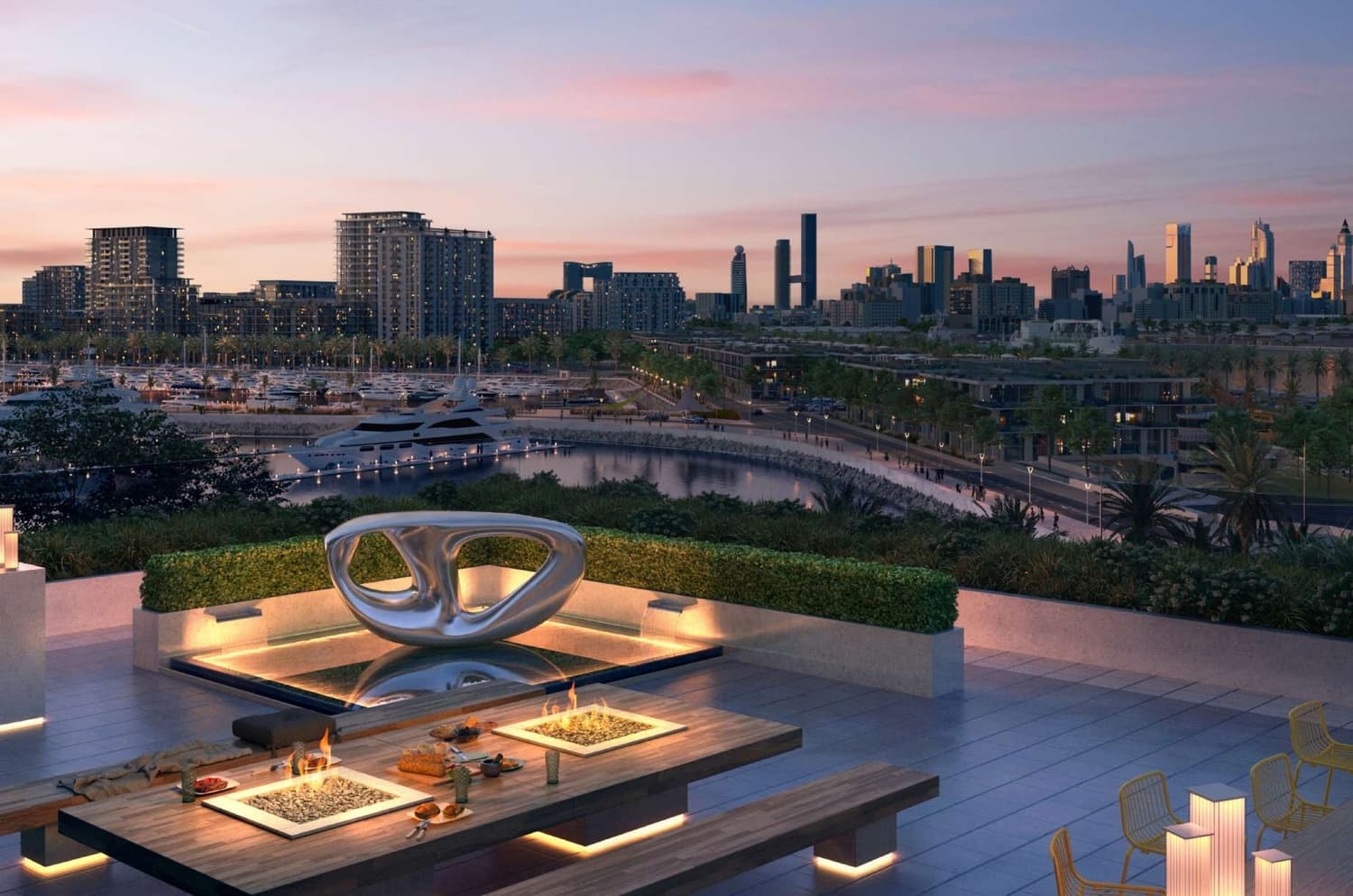 Saria amenity Bbq Area - Maritime City, Dubai - by Beyond Developments