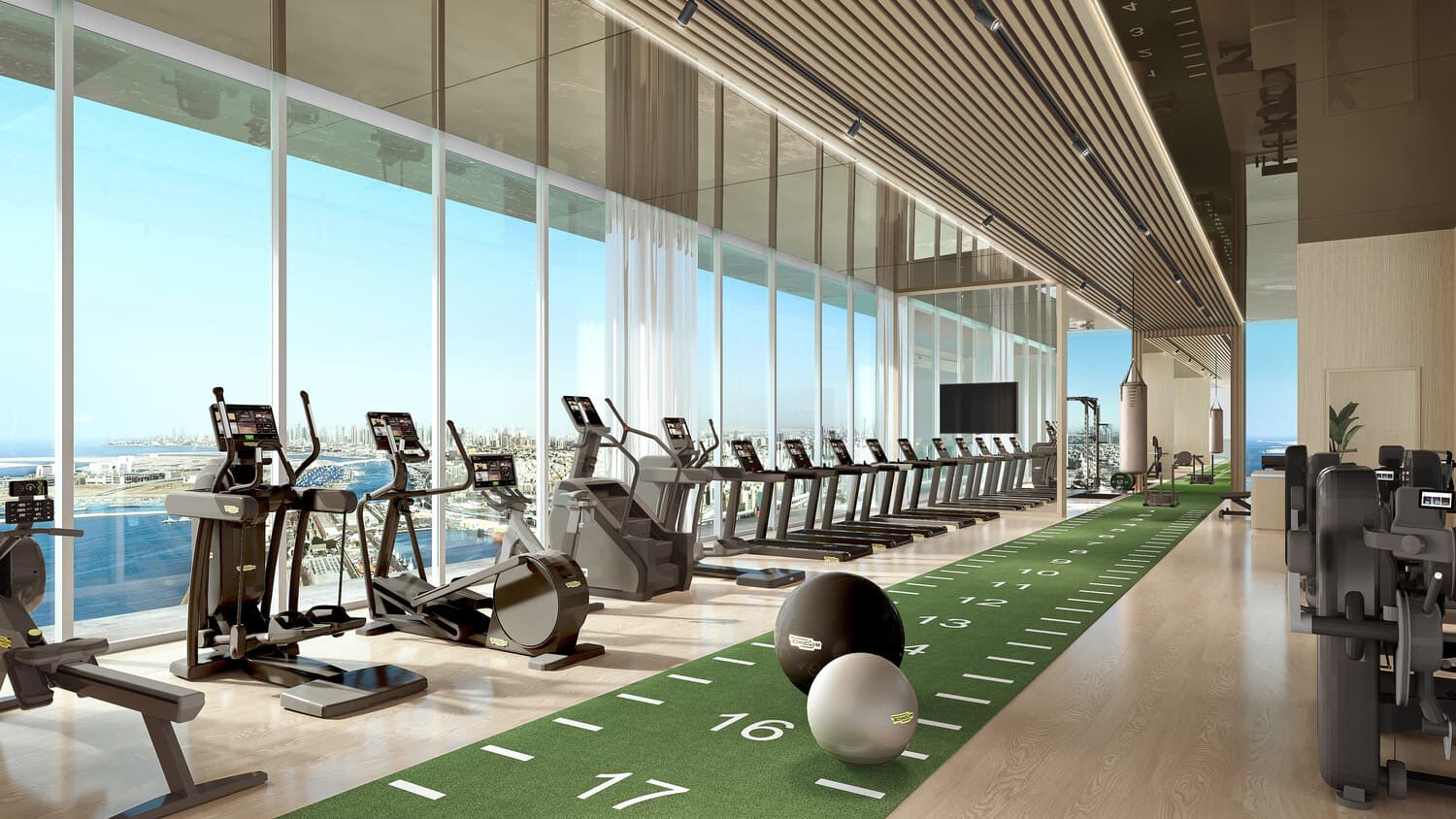 Saria amenity Gym - Maritime City, Dubai - by Beyond Developments