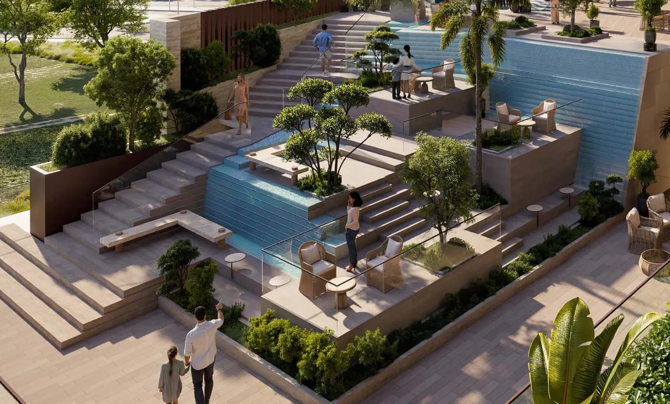 Sea Cliff by Imtiaz amenity Cascading Waterfall - Dubai Islands, Dubai - by Imtiaz Development