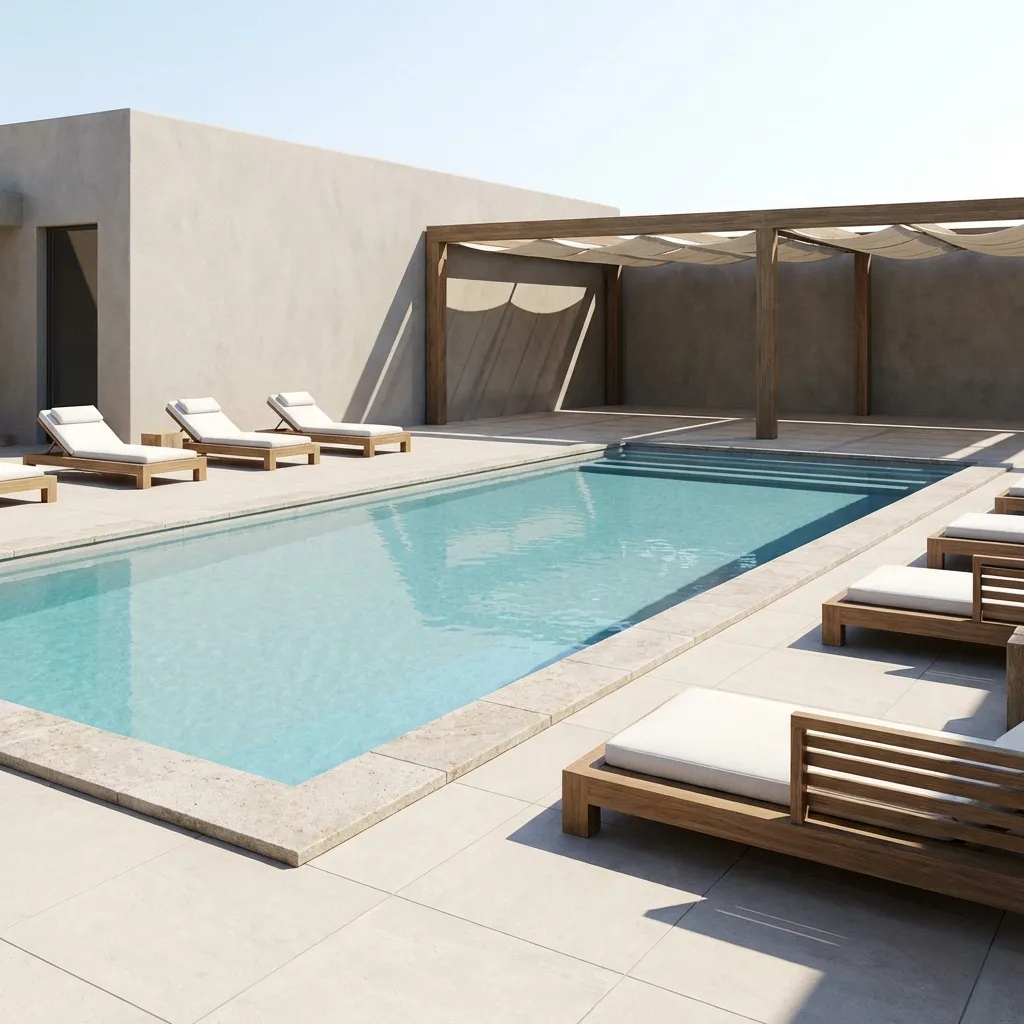 Sea Cliff by Imtiaz amenity Sun Lounger Deck - Dubai Islands, Dubai - by Imtiaz Development