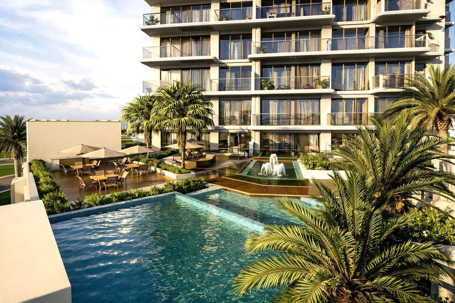 Sea View Residence amenity BBQ Area - Dubai Islands, Dubai - by Sama Ezdan
