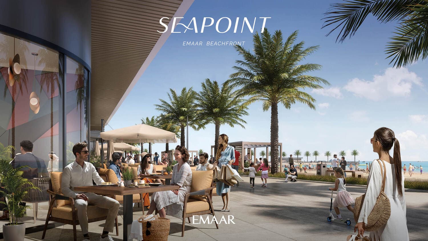 Seapoint amenity Ground-Level Boutiques & Cafes in Beach Front, Dubai, by Emaar