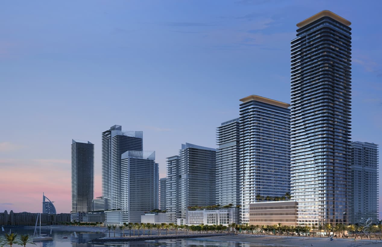 Seapoint exterior view - Beach Front, Dubai - by Emaar