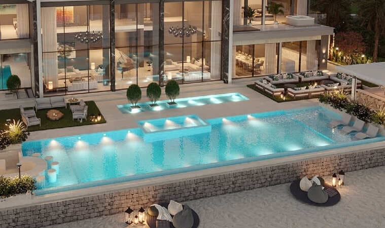 Searenity amenity Outdoor Pools - Palm Jumeirah, Dubai - by AHS Properties