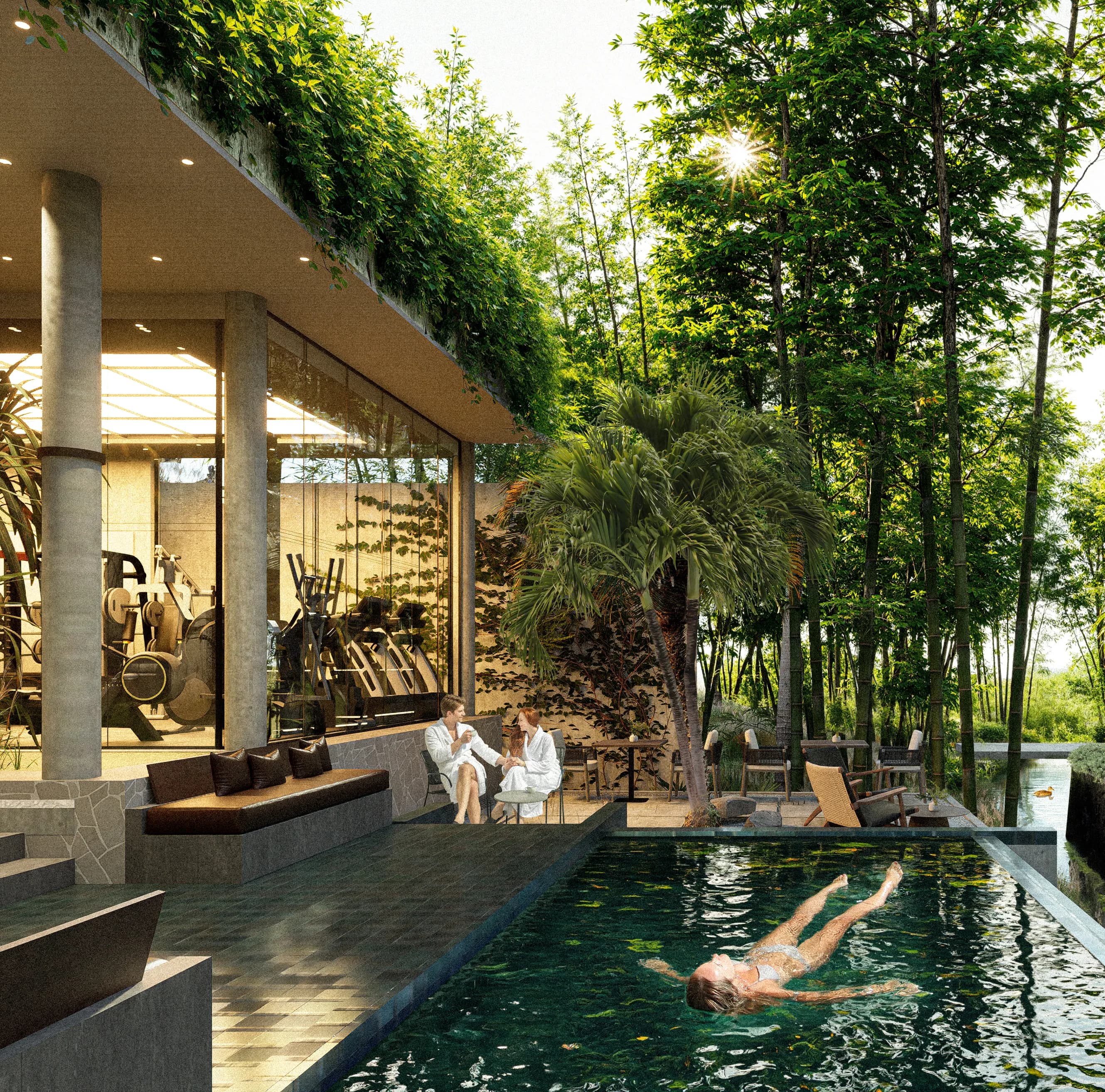 Sekar amenity Swimming Pool - Gianyar, Dubai - by EVDEkimi