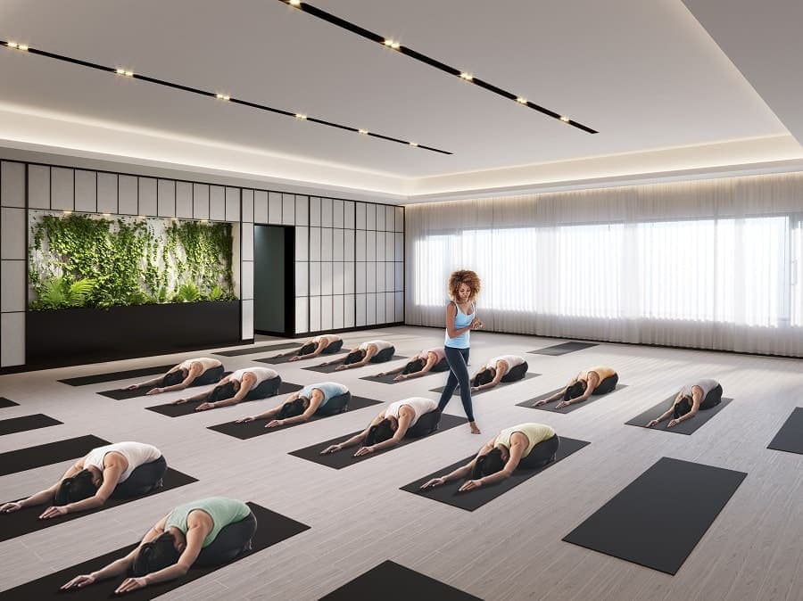 Senses on the Fields amenity Yoga Area - MBR District 11 (Meydan South), Dubai - by G and Co Properties