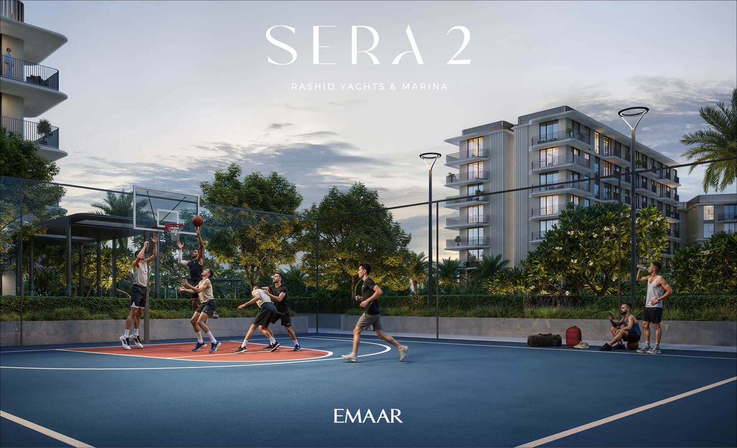 Sera 2 amenity Basketball Court in Mina Rashid, Dubai, by Emaar