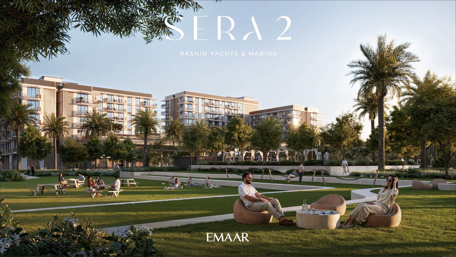 Sera 2 amenity Bbq Area in Mina Rashid, Dubai, by Emaar
