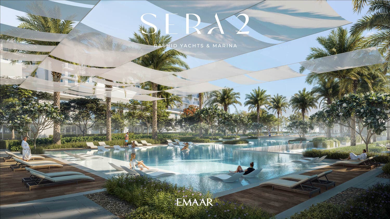 Sera 2 amenity Leisure Pool in Mina Rashid, Dubai, by Emaar