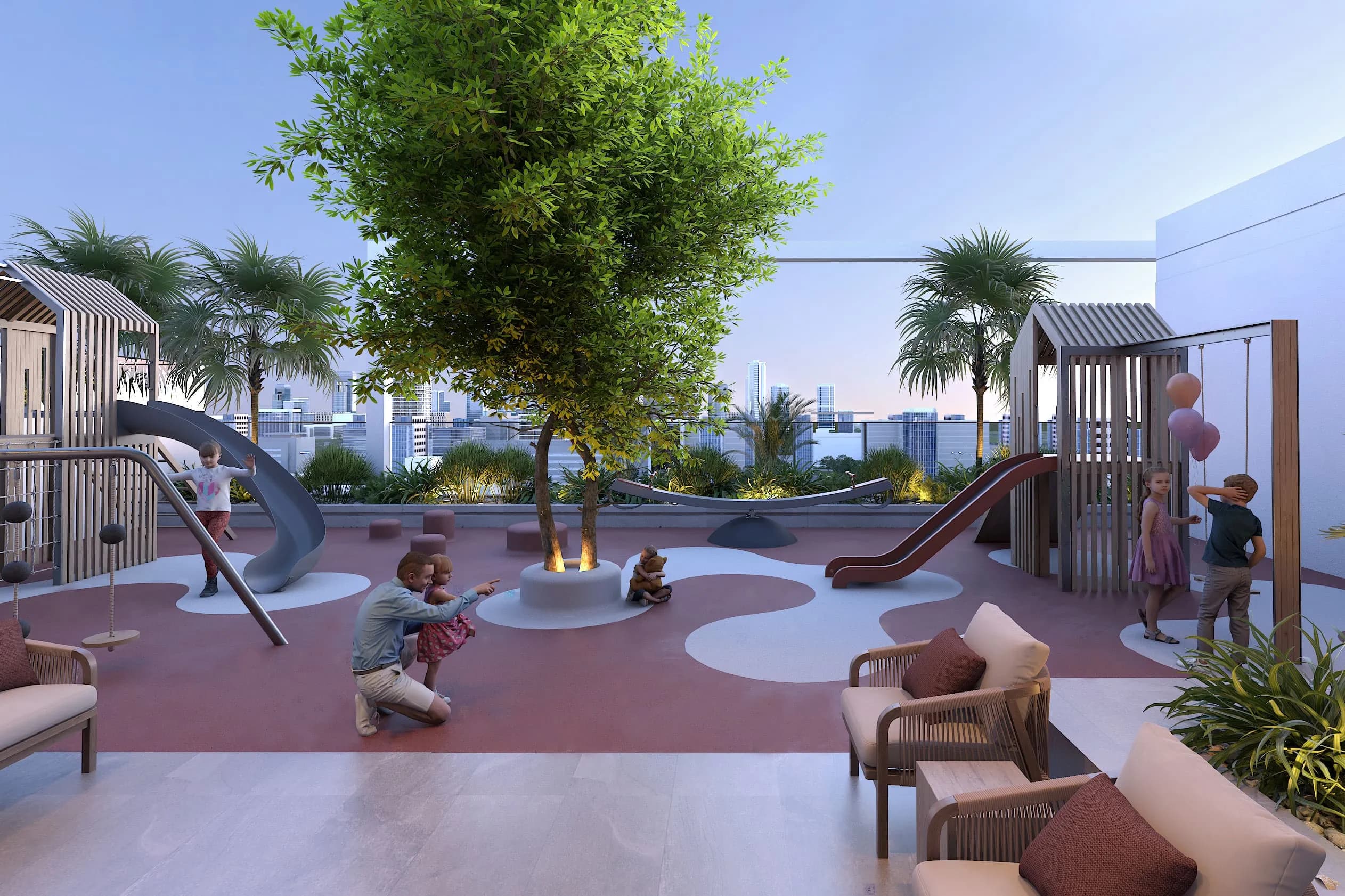 Sera Gardens by Vision amenity Kids Play Area - Dubai Production City, Dubai - by Vision Developments