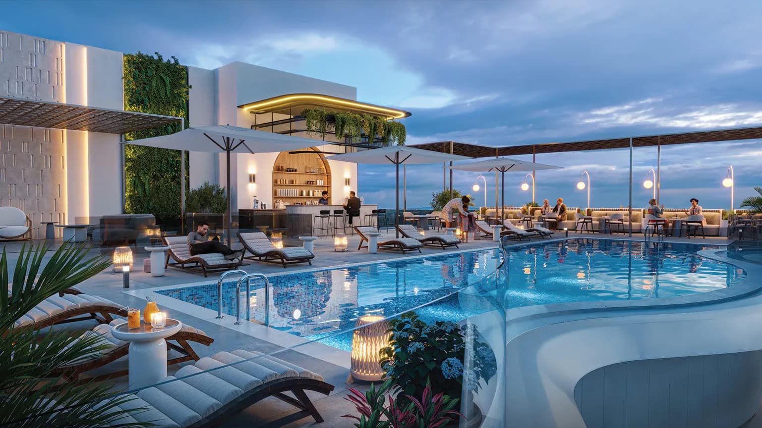 Sera Gardens by Vision amenity Swimming Pool - Dubai Production City, Dubai - by Vision Developments