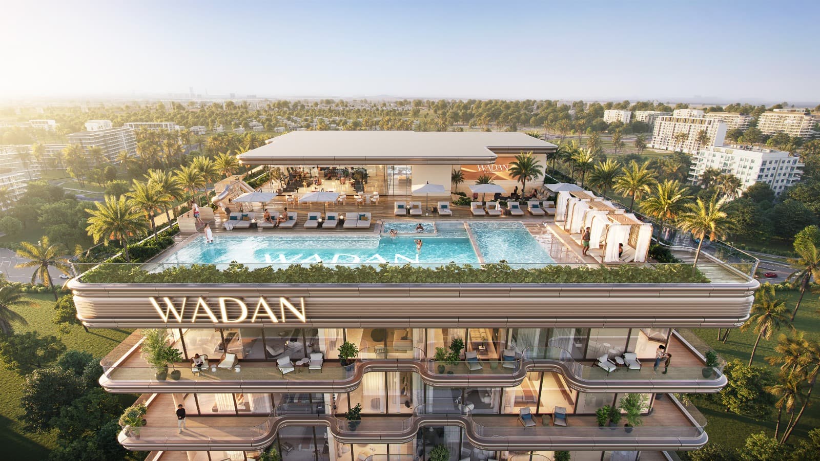 Seraph By Wadan amenity Swimming Pool - Dubailand Residence Complex, Dubai - by WADAN Developments
