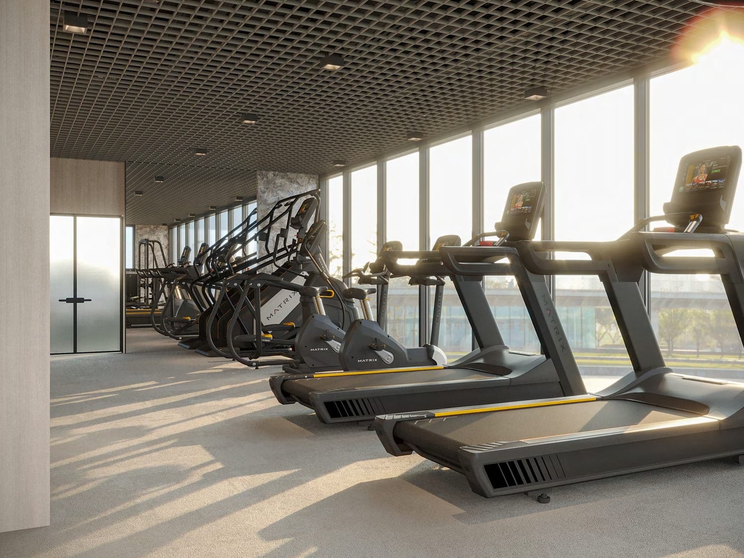 Serene Gardens amenity Gymnasium - Discovery Gardens, Dubai - by Prescott