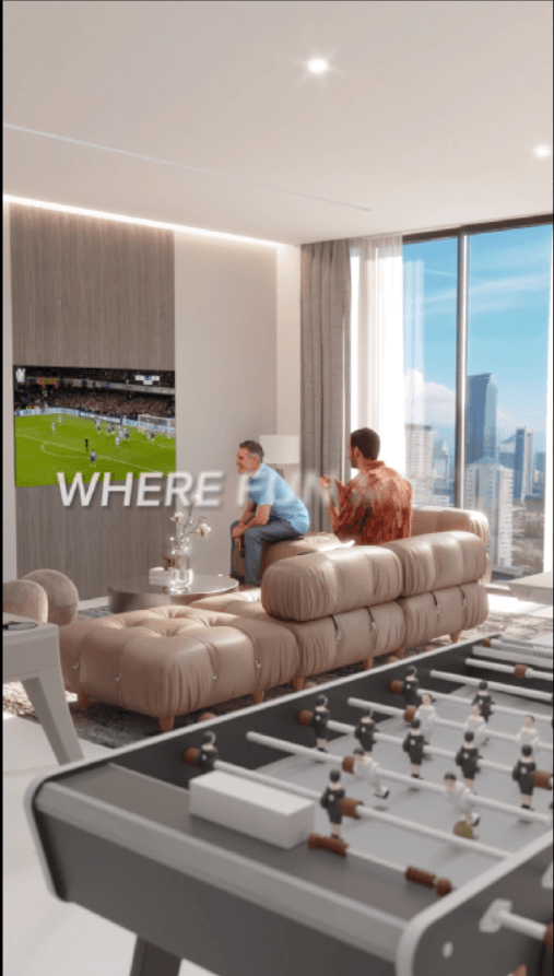 Serene Gardens II amenity Gaming Station - Discovery Gardens, Dubai - by Prescott