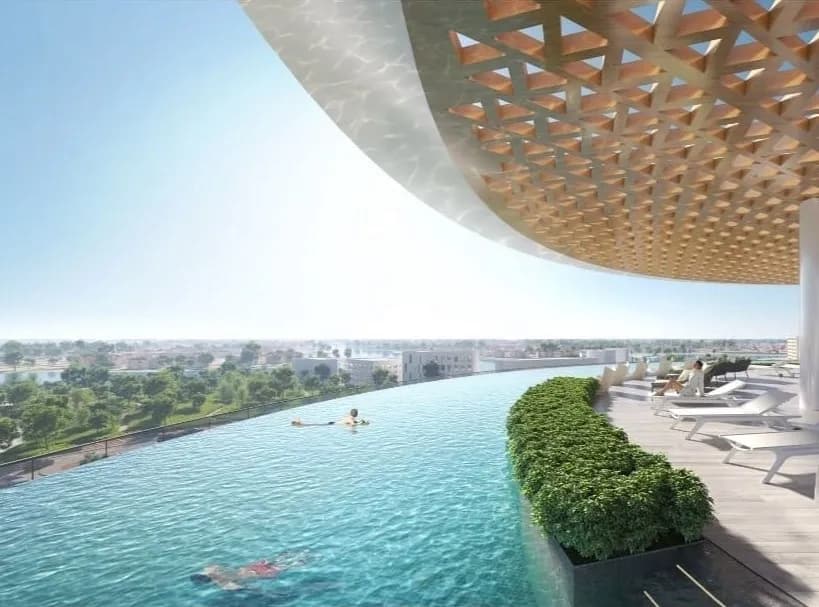 Serenia District East Residences amenity Panoramic Infinity Pool - Jumeirah Islands, Dubai - by Palma Holding