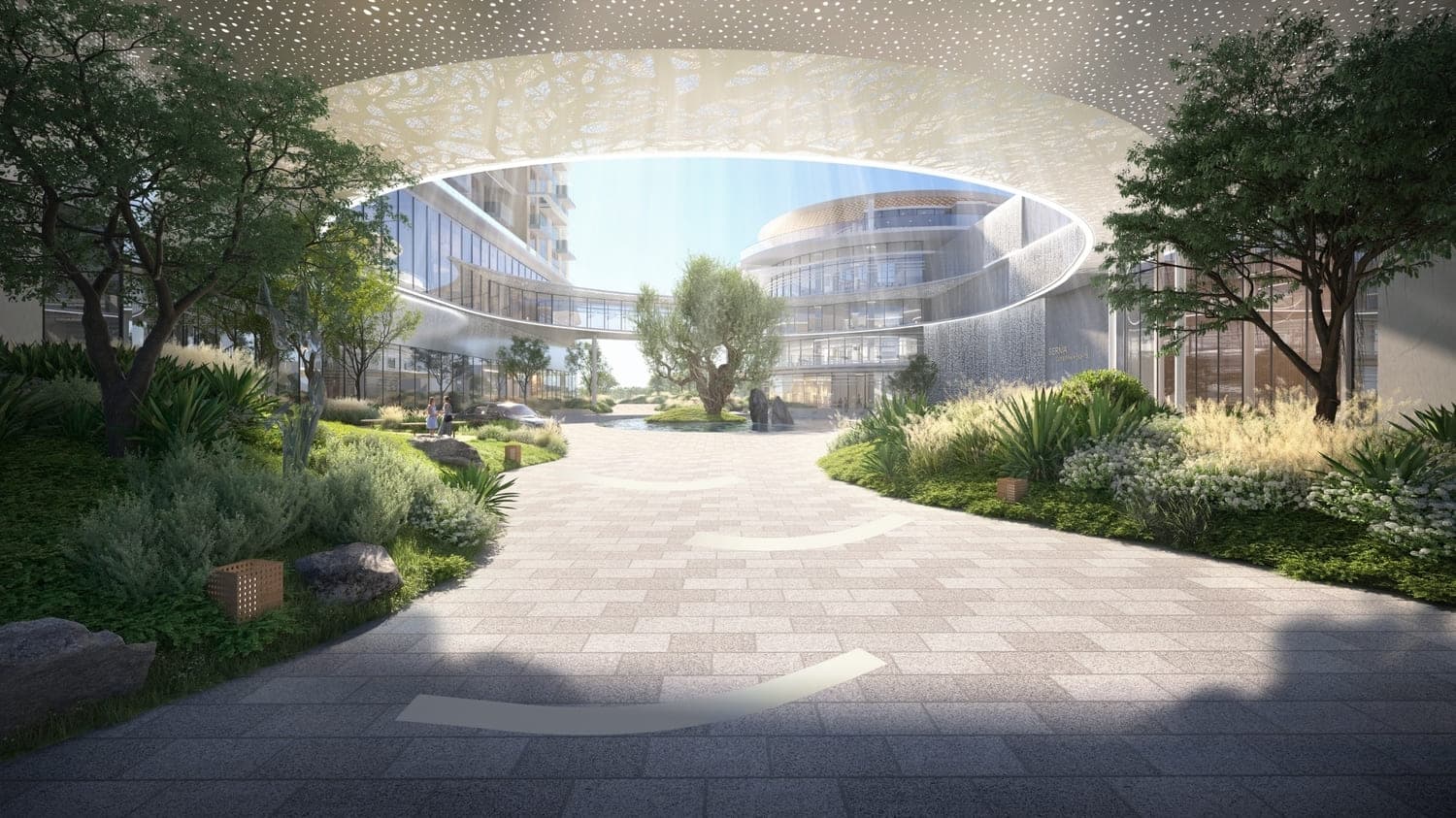 Serenia District West Residence amenity Landscaped Gardens - Jumeirah Islands, Dubai - by Palma Holding