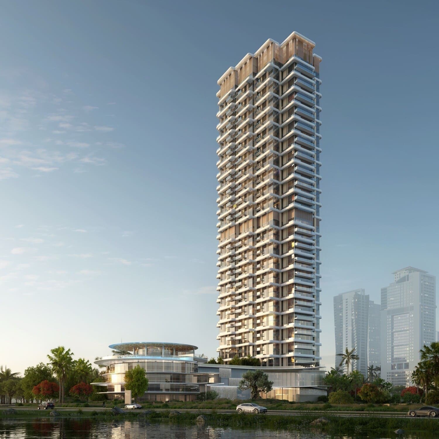 Serenia District West Residence exterior view - Jumeirah Islands, Dubai - by Palma Holding