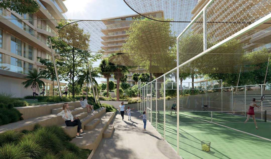 Serenia Living amenity Paddle Court - Palm Jumeirah, Dubai - by Palma Holding