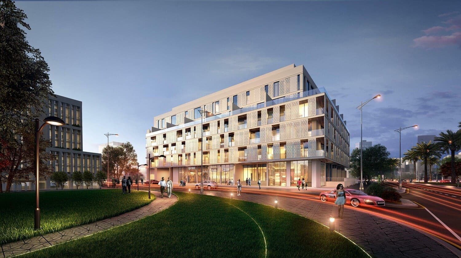 Serenity Lakes 2 exterior view - JVC (Jumeirah Village Circle), Dubai - by Gulf Land Property Developers