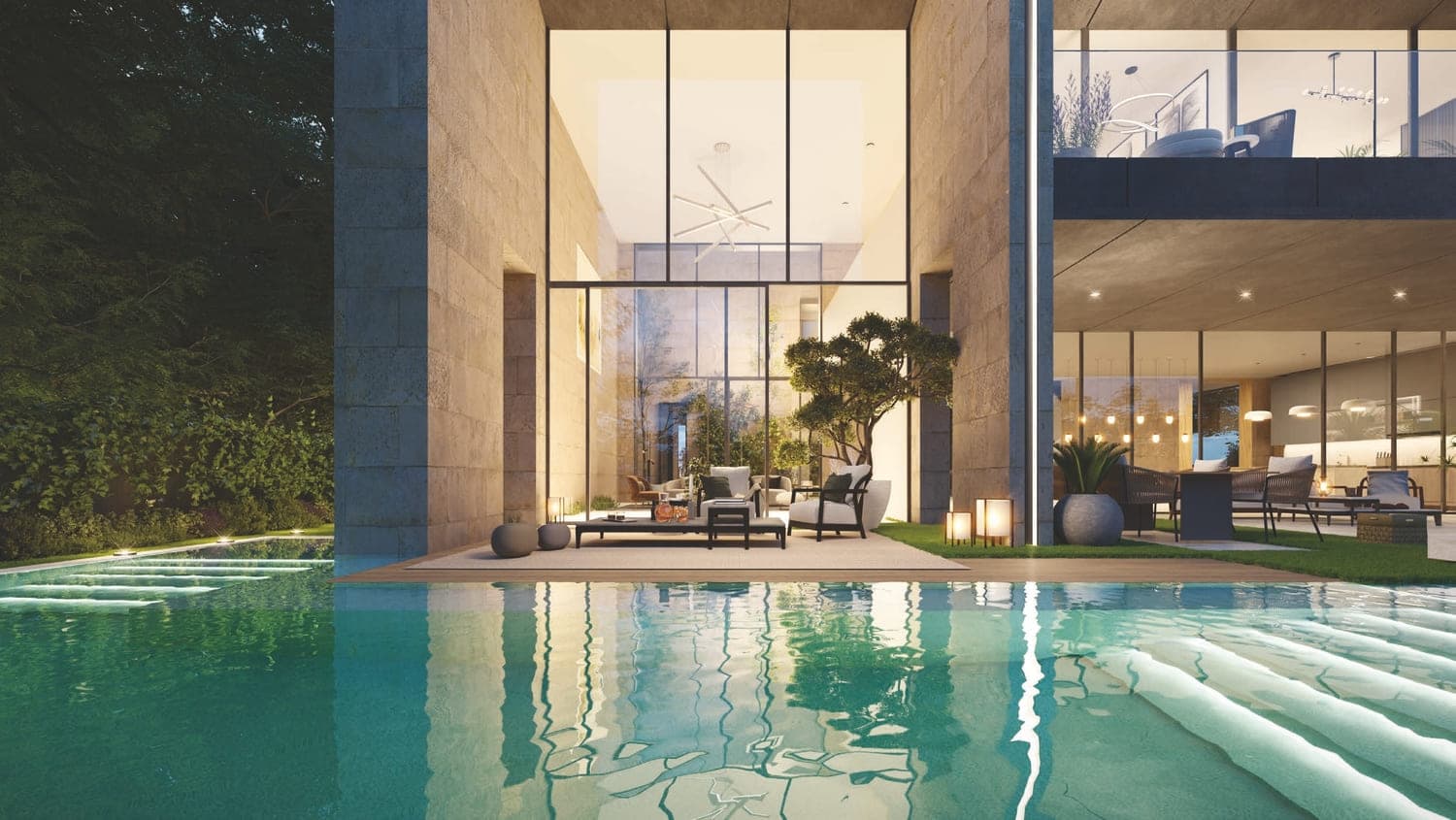 Serenity Mansions amenity Private Pools - Tilal Al Ghaf, Dubai - by Majid Al Futtaim Properties