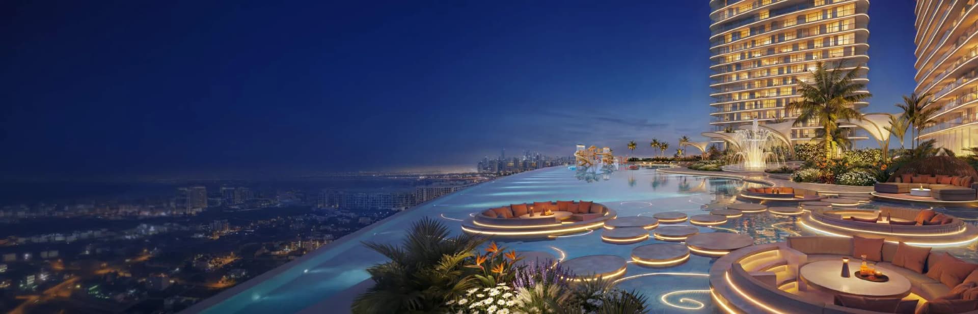 Serenz amenity Aqua Lounge in JVC (Jumeirah Village Circle), Dubai, by Danube