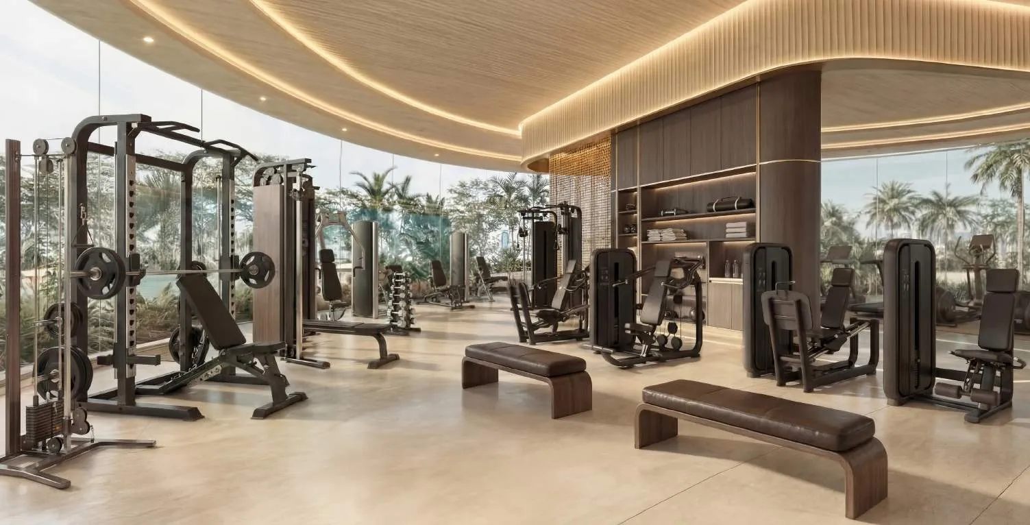 Serenz amenity Indoor Gym - JVC (Jumeirah Village Circle), Dubai - by Danube