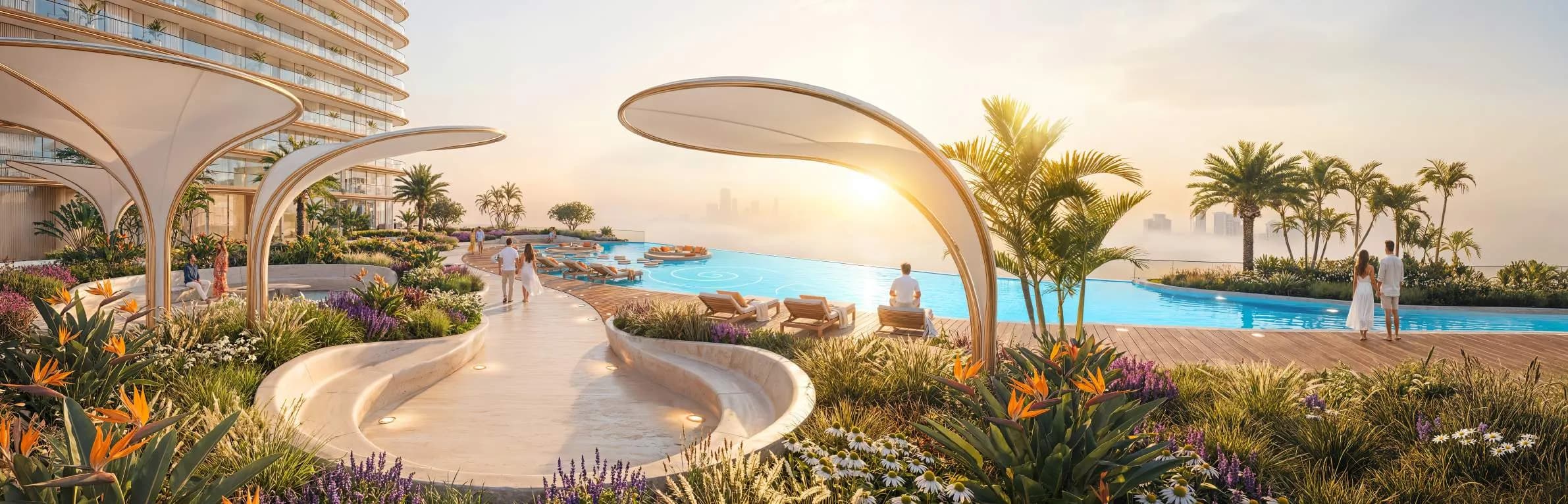 Serenz amenity Outdoor Refresh Zone - JVC (Jumeirah Village Circle), Dubai - by Danube
