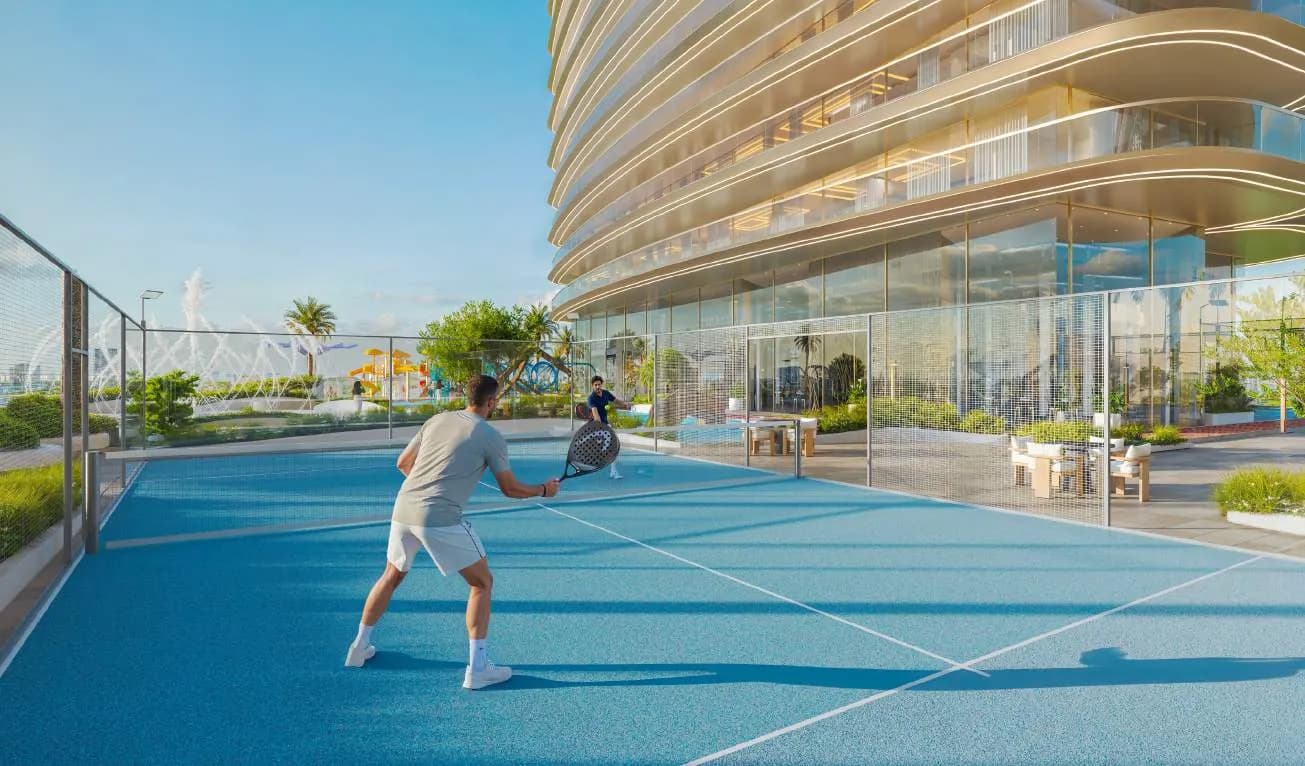 Serenz amenity Paddel Court - JVC (Jumeirah Village Circle), Dubai - by Danube