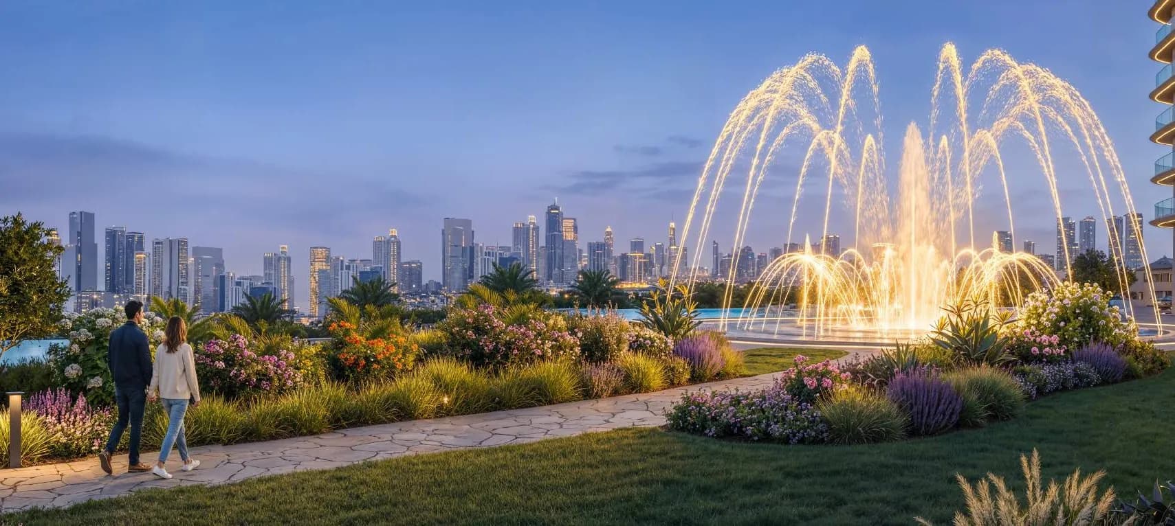 Serenz amenity Serenity Fountain - JVC (Jumeirah Village Circle), Dubai - by Danube