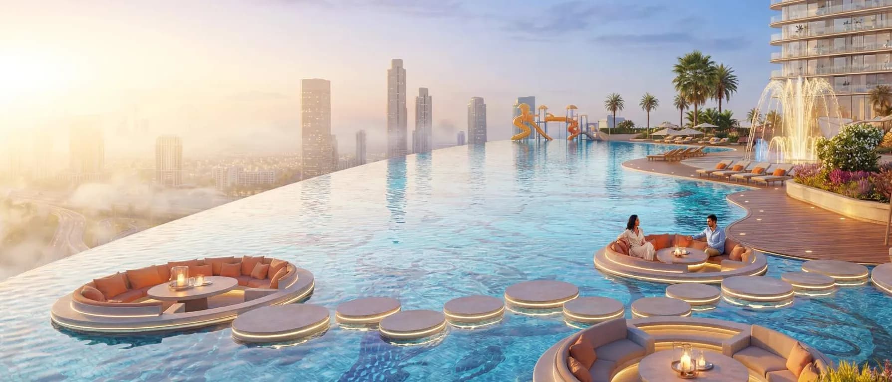Serenz amenity Serenity Pool - JVC (Jumeirah Village Circle), Dubai - by Danube