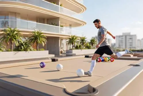 Serenz amenity Snoolball Court - JVC (Jumeirah Village Circle), Dubai - by Danube