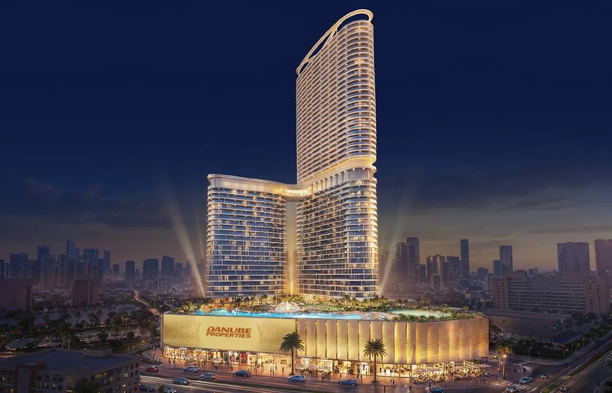 Serenz exterior view - JVC (Jumeirah Village Circle), Dubai - by Danube