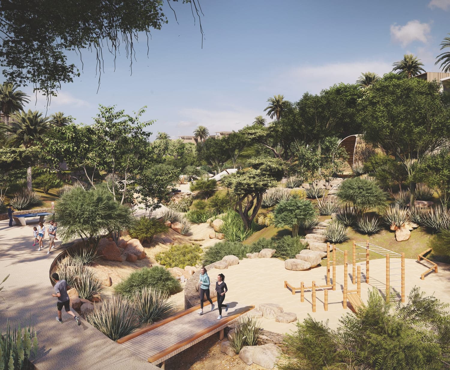 Shamsa amenity 4.5 Km Of Pedestrian Tracks And 5.2 Km Of Cycling Trails - Dubai Expo City, Dubai - by Expo City Development