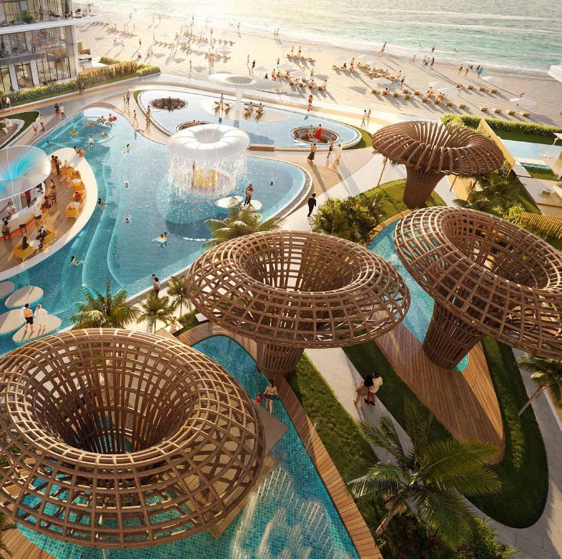 Shoreline amenity Bamboo Forest - Al Marjan Island, Dubai - by DAMAC