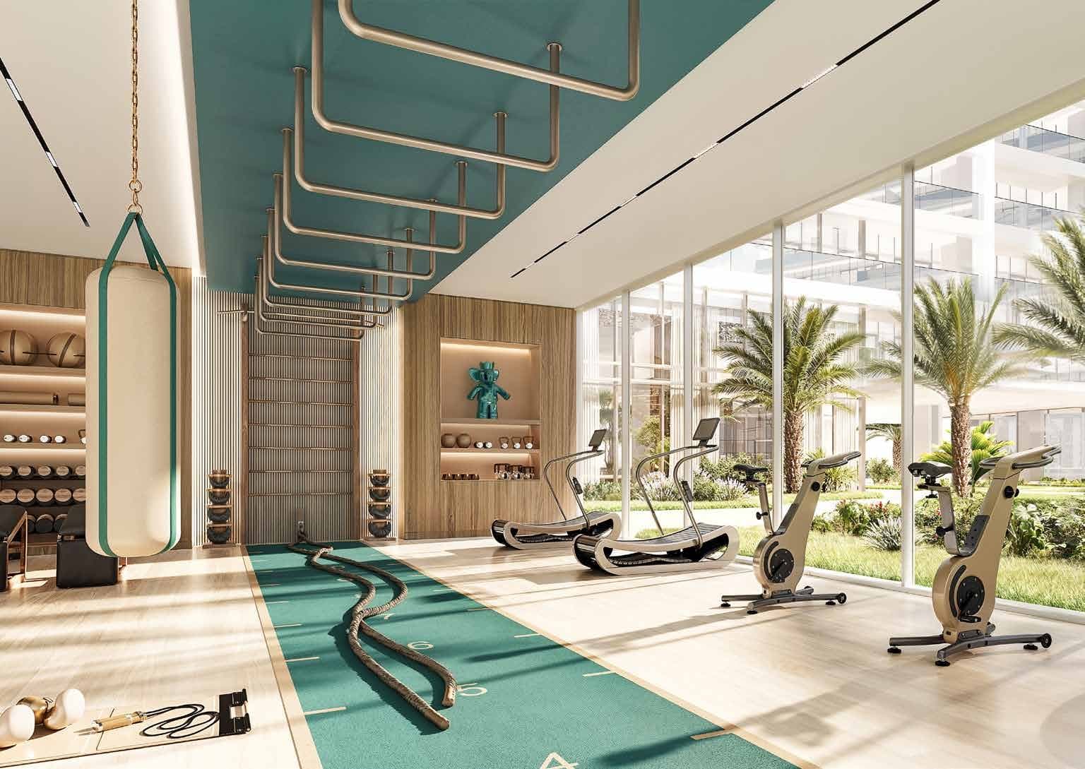 Shoreline amenity Gym - Al Marjan Island, Dubai - by DAMAC
