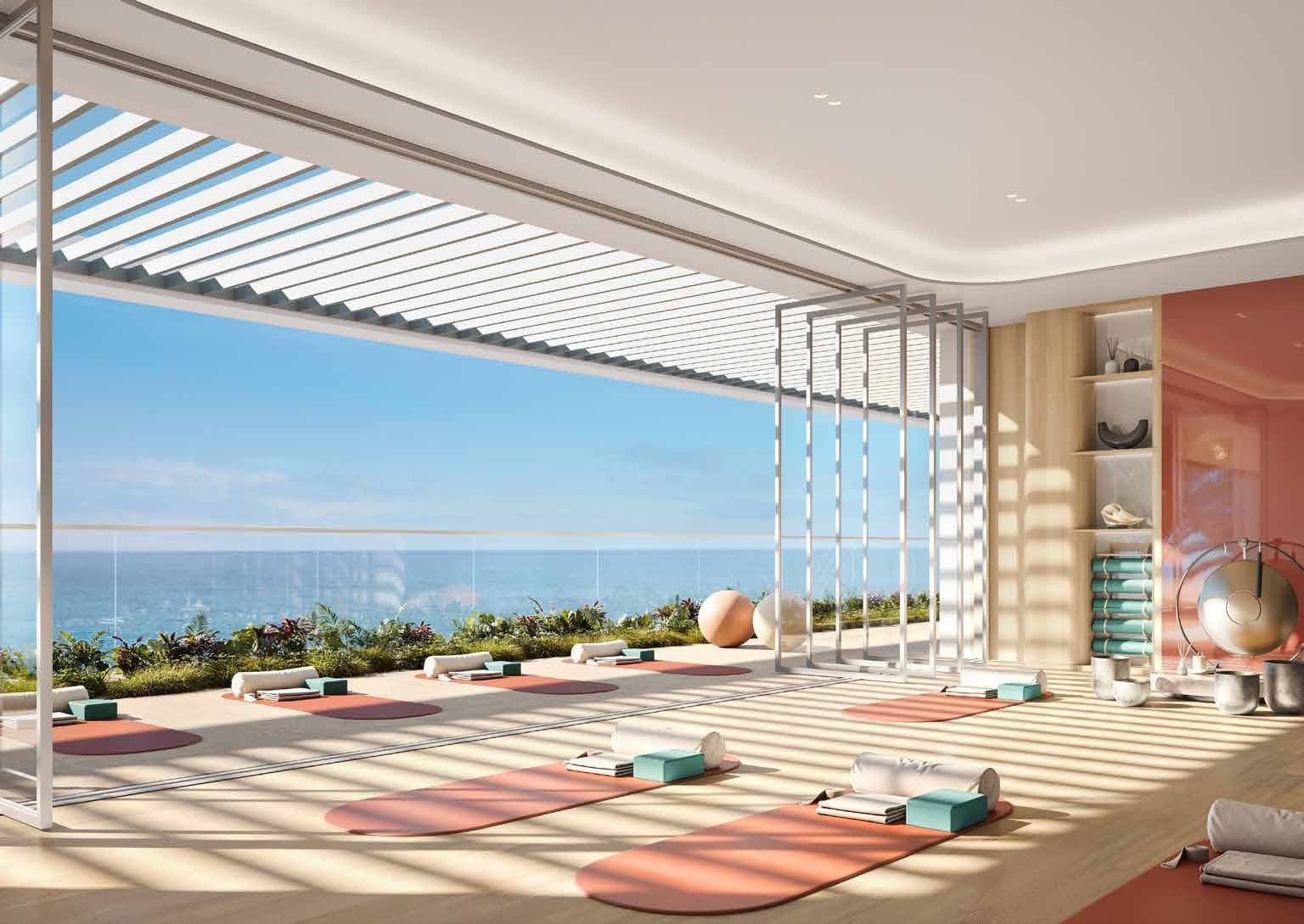 Shoreline amenity Yoga - Al Marjan Island, Dubai - by DAMAC