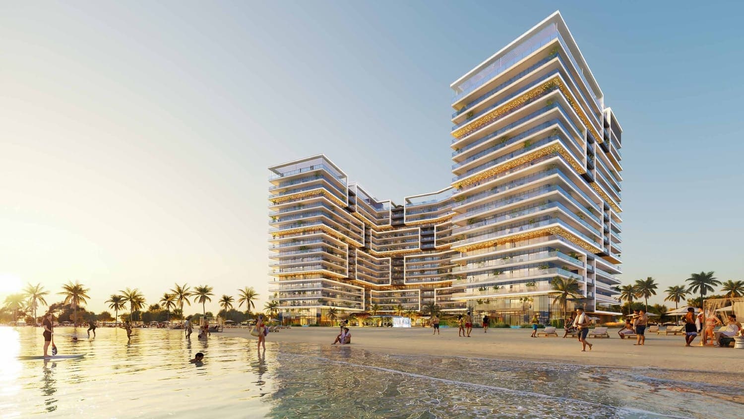 Shoreline exterior view - Al Marjan Island, Dubai - by DAMAC