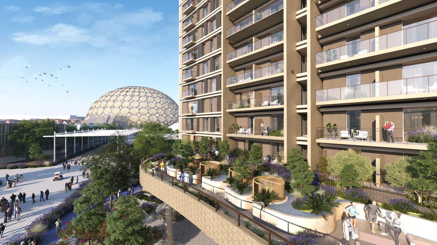 Sidr Residences amenity Open-Air Areas - Dubai Expo City, Dubai - by Expo City Development