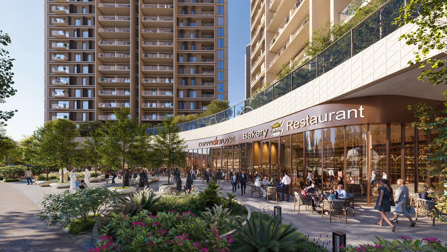 Sidr Residences amenity Retail And F&B - Dubai Expo City, Dubai - by Expo City Development