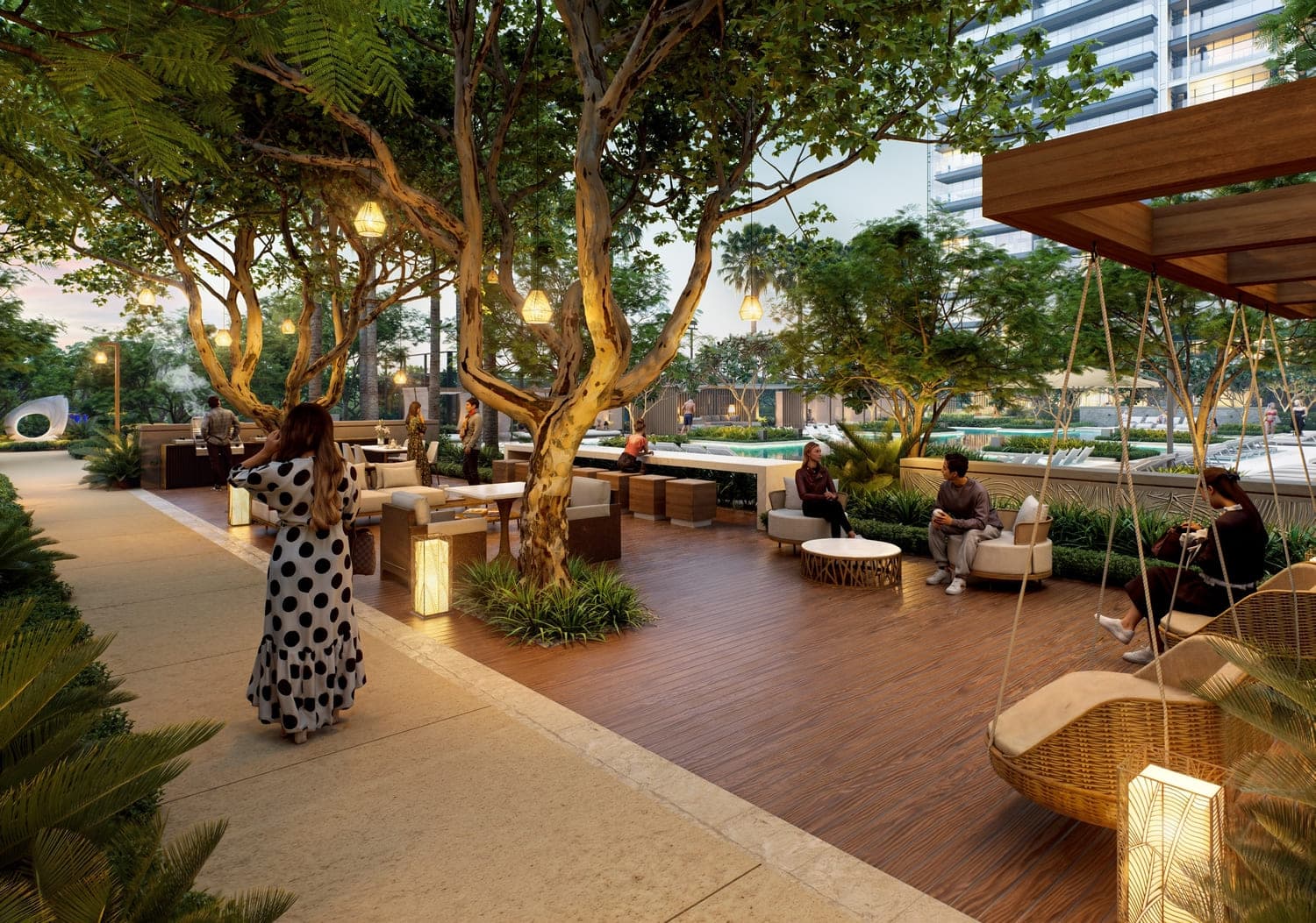 Sierra by Iman amenity Bbq Area - Dubai Motor City, Dubai - by Iman Developers